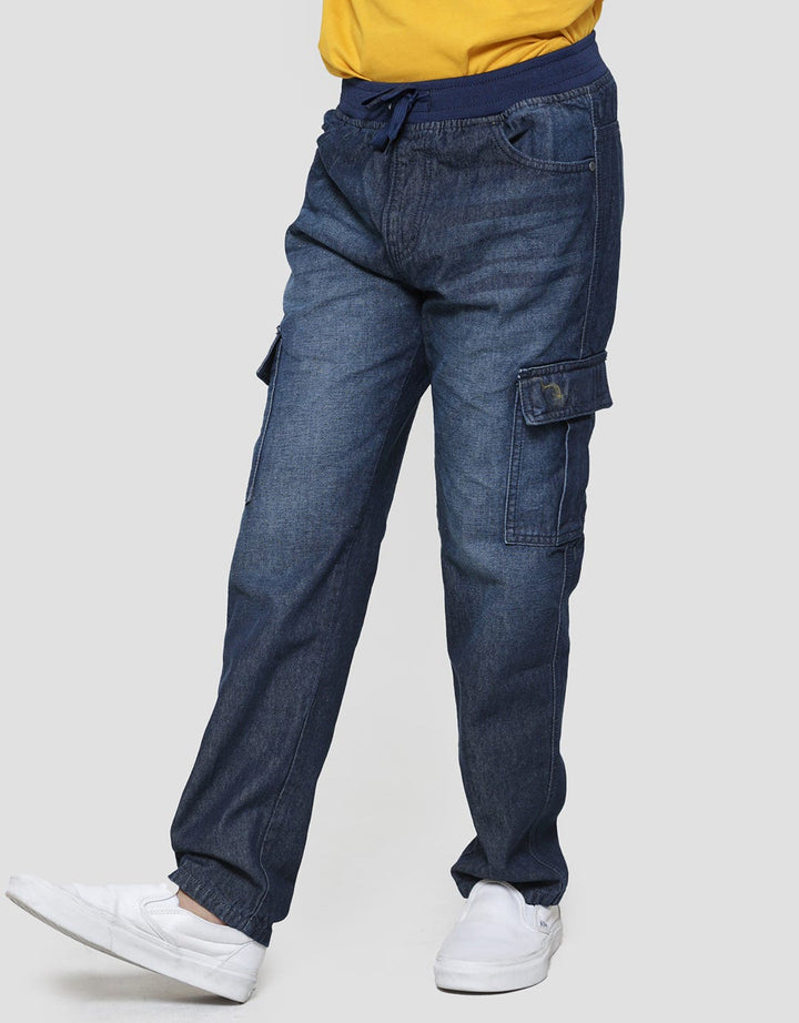 Aero Flpant Boys Denim Long Pants