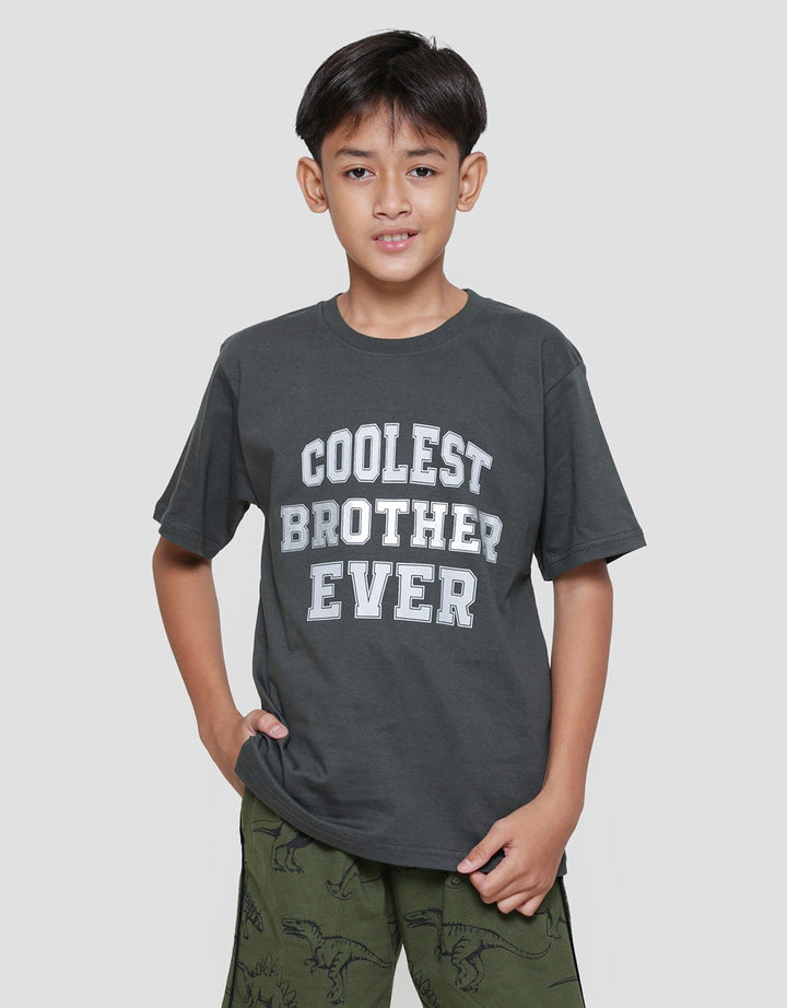 Aero Coolest Brother Ever Boys Short Sleeve T-Shirt
