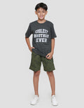 Aero Coolest Brother Ever Boys Short Sleeve T-Shirt