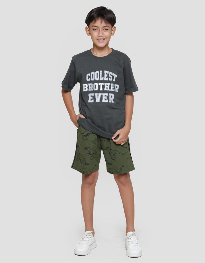 Aero Coolest Brother Ever Boys Short Sleeve T-Shirt