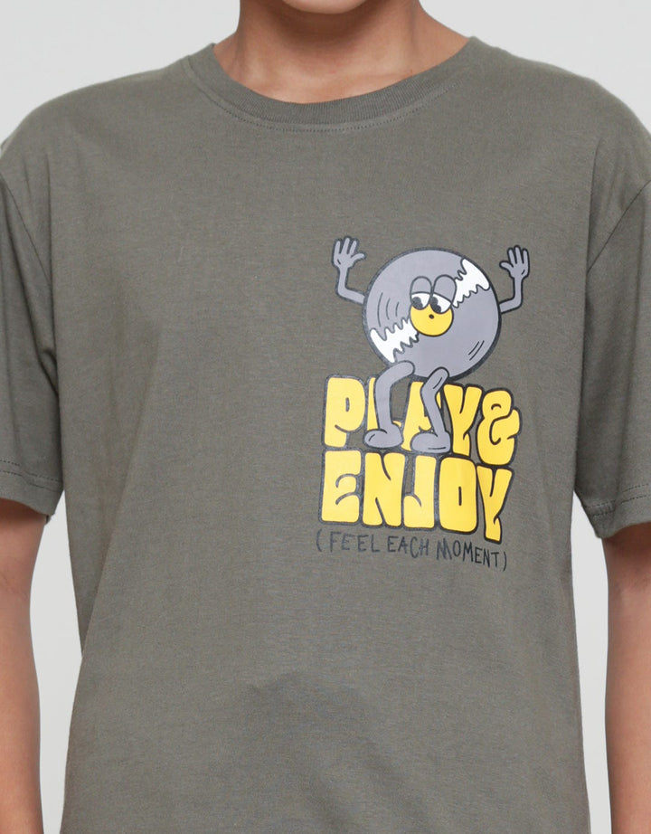 Aero Play Print Boys Short Sleeve T-Shirt