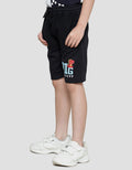 Little M Knit Terry Mix Terry Board Pattern Boys Shorts