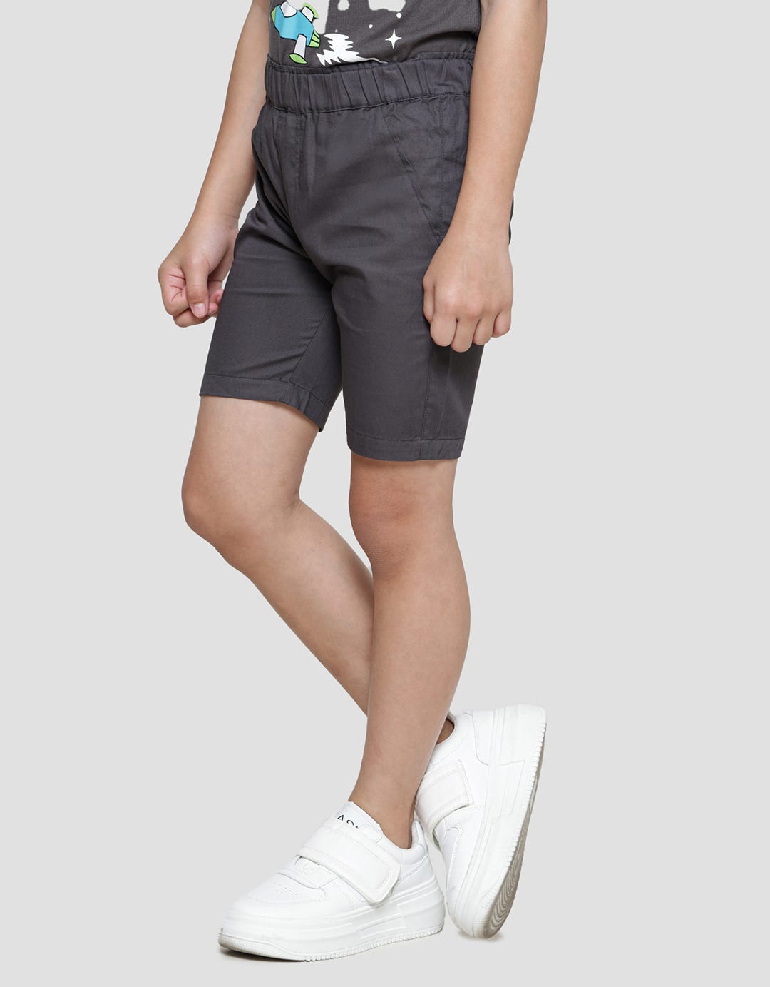 Little M Woven Twill Boys Shorts