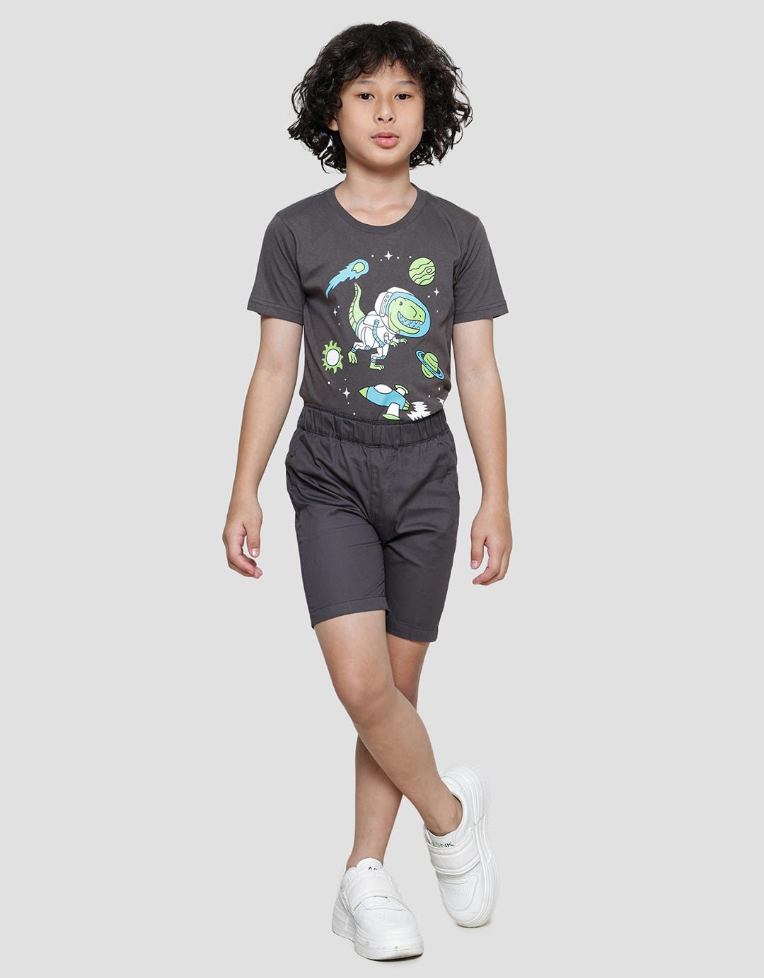 Little M Woven Twill Boys Shorts