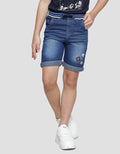 Little M Crop Monster Boys Denim Pants