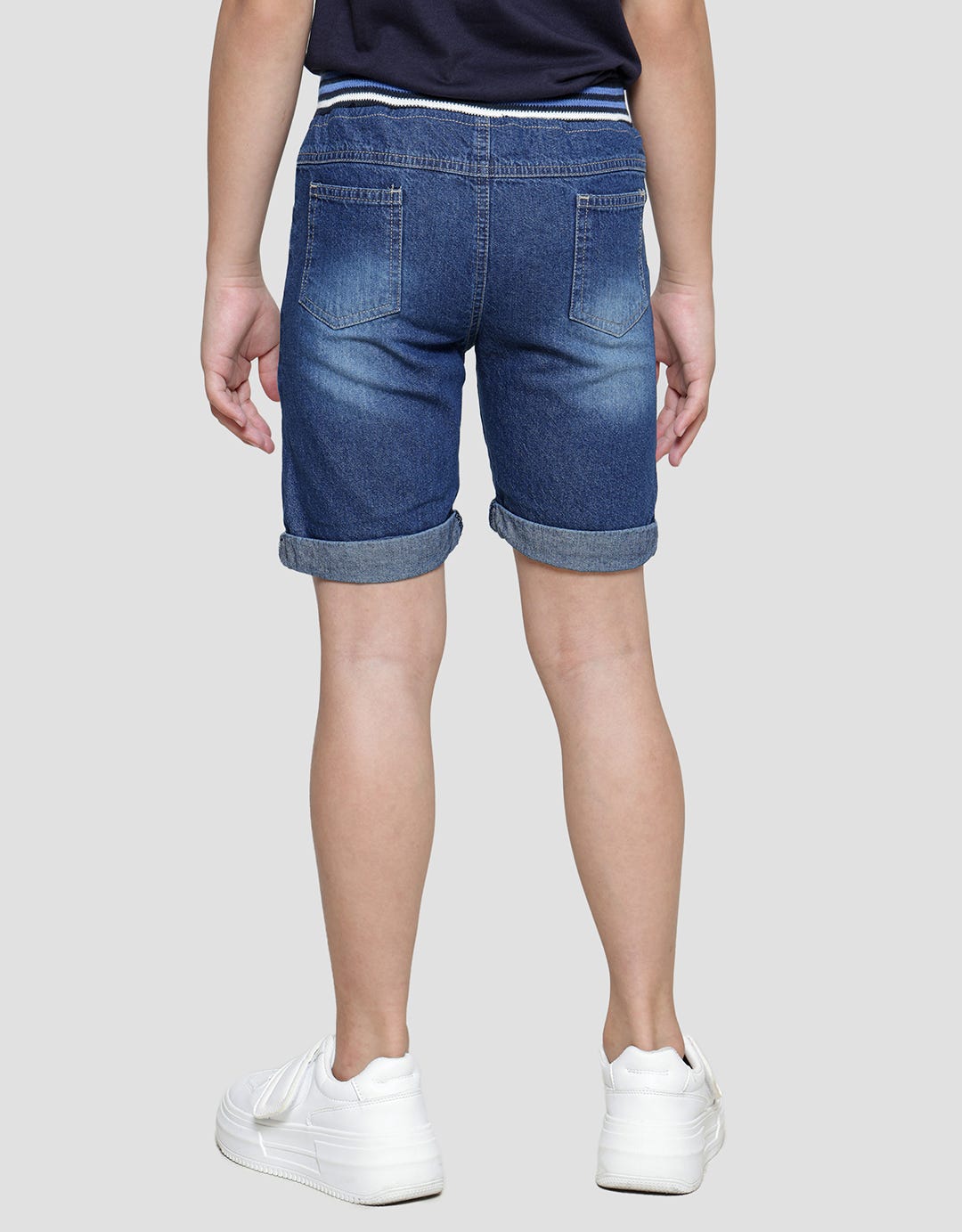 Little M Crop Monster Boys Denim Pants