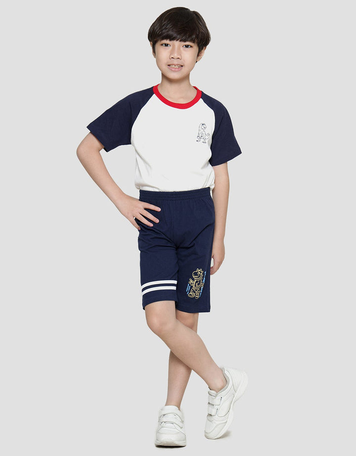 Little M Knit Trex Celan Pendek Anak Laki-Laki