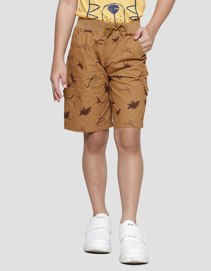Little M Dino Print Boys Shorts
