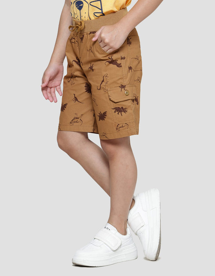 Little M Dino Print Boys Shorts