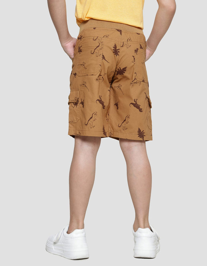 Little M Dino Print Boys Shorts