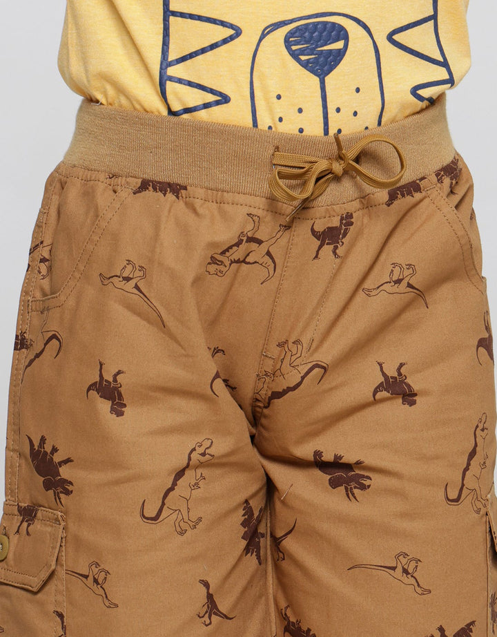 Little M Dino Print Boys Shorts