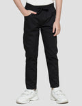 Little M  Woven Karet Stretch Bordir Celana Panjang Anak Laki-laki