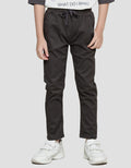 Little M  Woven Reguler Stretch Rib Celana Panjang Anak Laki-laki