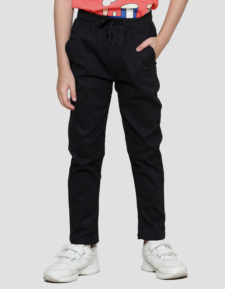 Little M  Woven Reguler Stretch Rib Celana Panjang Anak Laki-laki