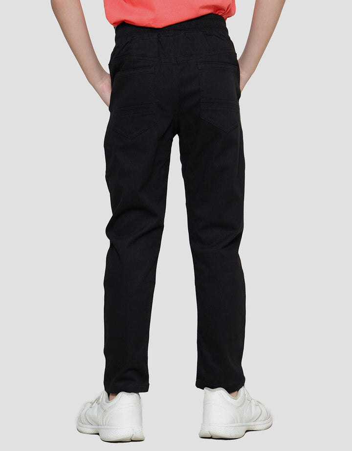 Little M  Woven Reguler Stretch Rib Celana Panjang Anak Laki-laki