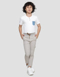 Little M Woven Reguler Rib Kntong Zigzag Celana Anak Laki-Laki