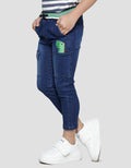 Little M Reguler Rib Stretch Celana Denim Anak Laki-Laki