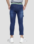 Little M Reguler Rib Stretch Celana Denim Anak Laki-Laki