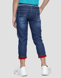 Little M Rib Monster Celana Denim Anak Laki-laki