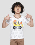 Little M Print Bear Baju Set Anak Laki-Laki