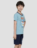 Little M Unicorn Lets Skate Set Pakaian Anak Laki-laki