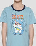 Little M Unicorn Lets Skate Set Pakaian Anak Laki-laki