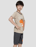 Little M Roar Able Set Pakaian Anak Laki-laki