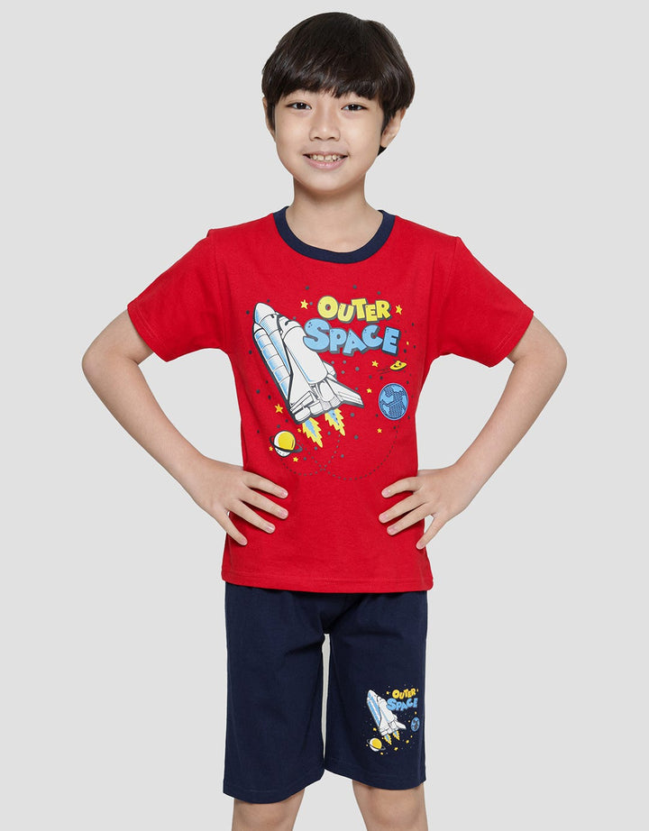 Little M Space Pakaian Setelan Anak Laki-laki