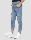 Little M Reguler Non Stretch Celana Cargo Denim Anak Laki-Laki