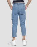 Little M Reguler Non Stretch Celana Cargo Denim Anak Laki-Laki