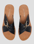 Connexion Gold Cross Wedges Sandal Wanita