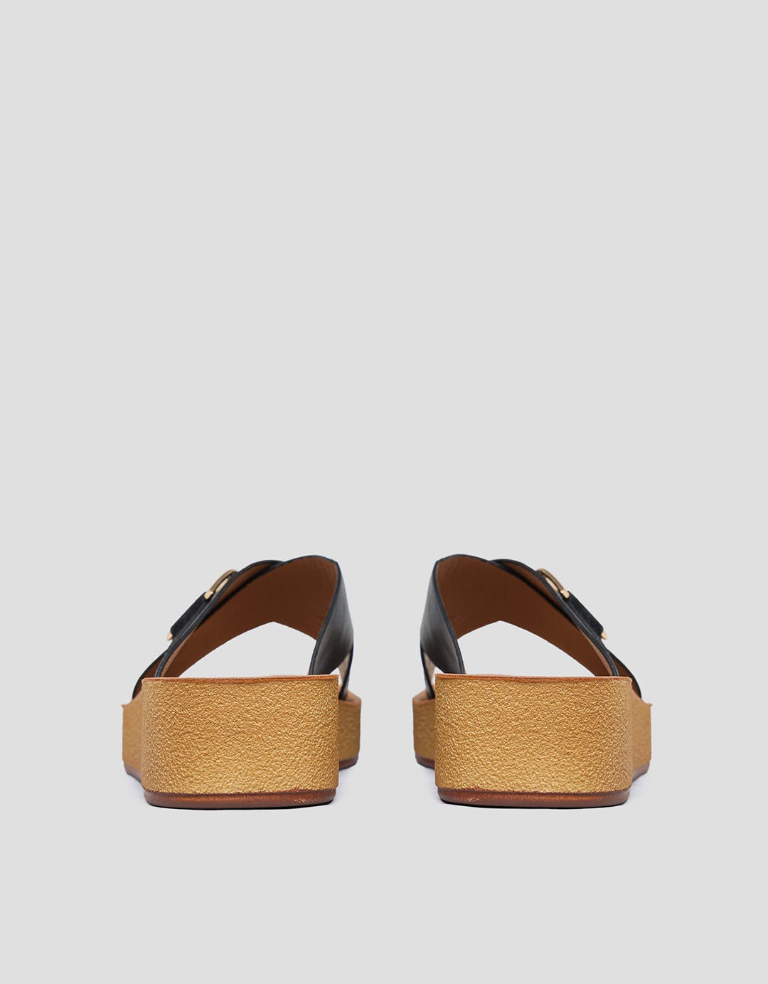 Connexion Gold Cross Wedges Sandal Wanita