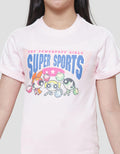 Character Top Sport Kaos Lengan Pendek Anak Perempuan