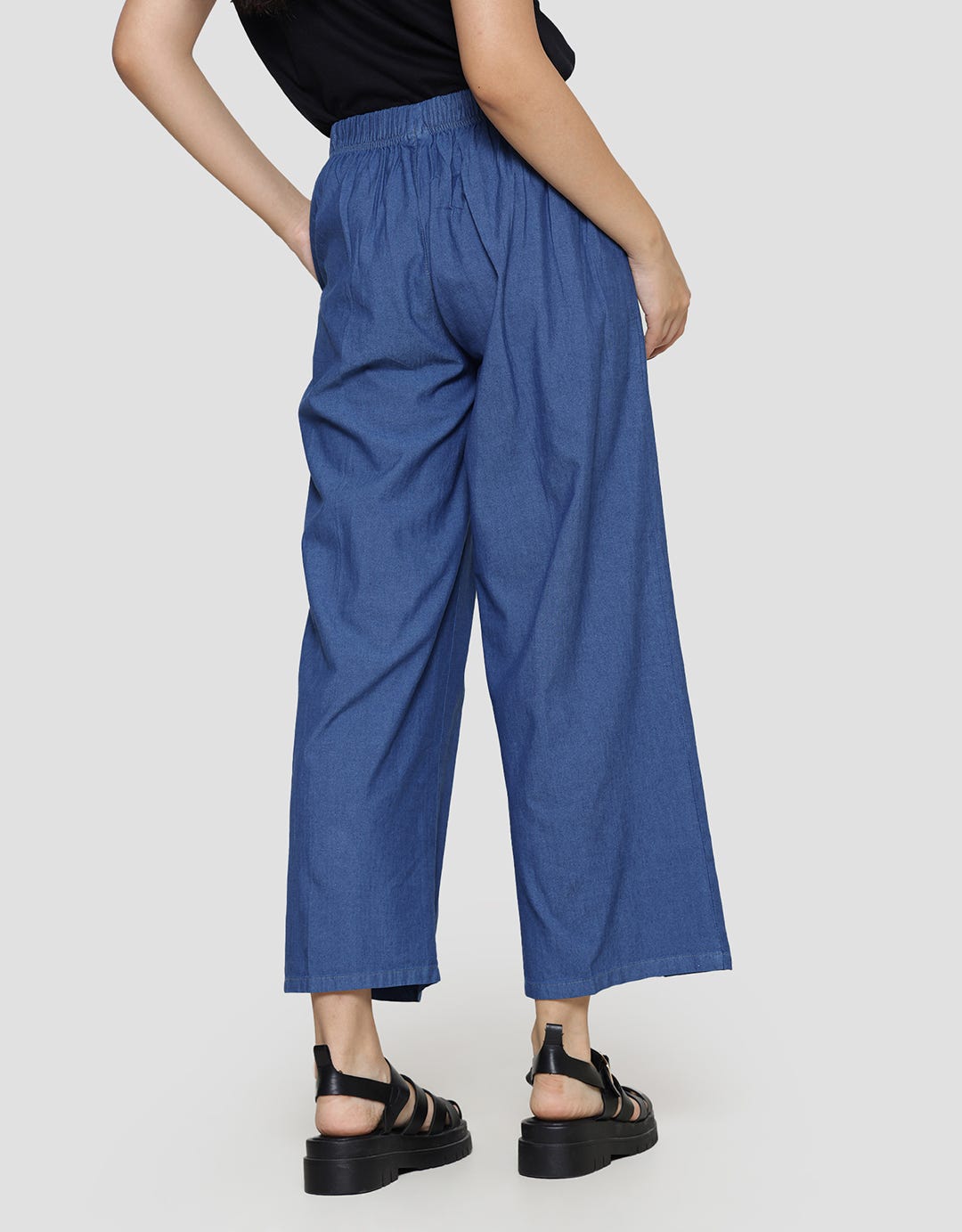 Anyday Celana Kulot Denim Wanita