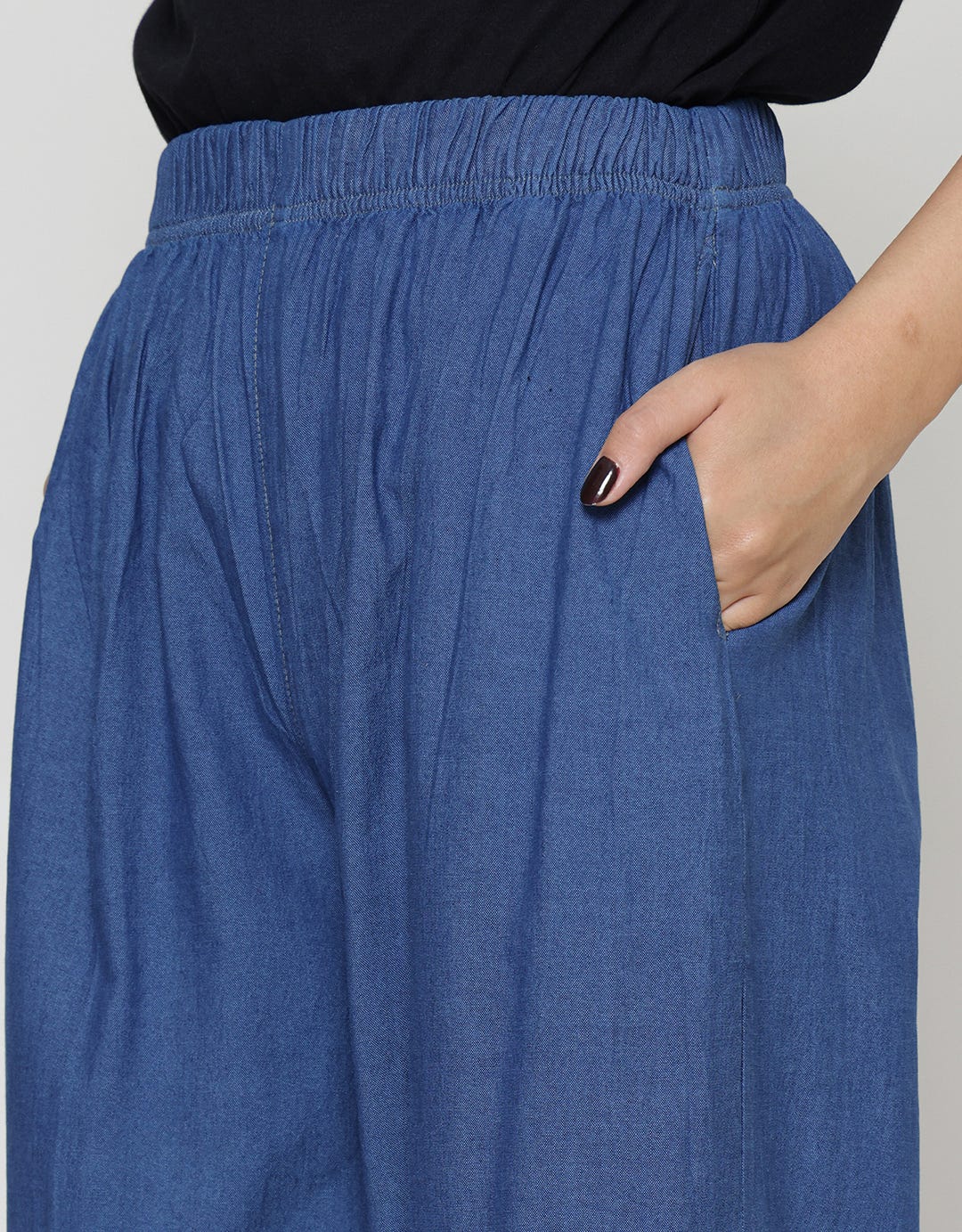 Anyday Celana Kulot Denim Wanita