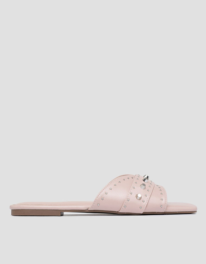 Details Drns02 Strap With Studded Slipper Sandal Wanita