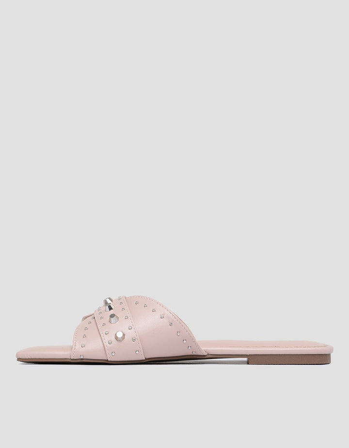 Details Drns02 Strap With Studded Slipper Sandal Wanita