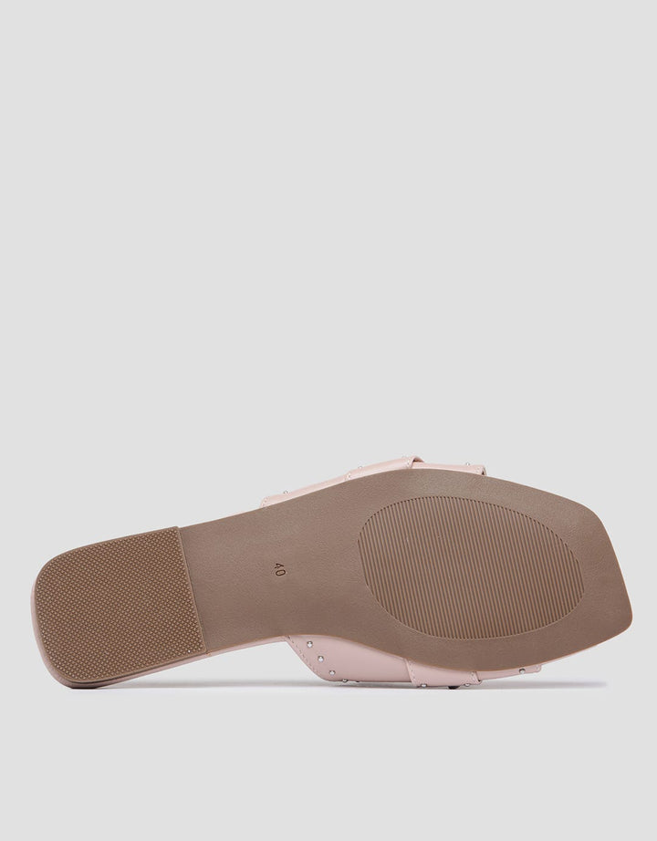 Details Drns02 Strap With Studded Slipper Sandal Wanita