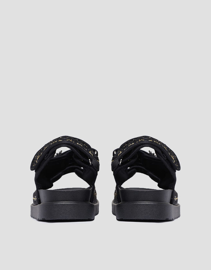 Details Text Print Women's Slingback Sandals
