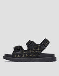 Details Text Print Women's Slingback Sandals