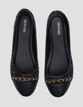 Details Chain Accessories Women's Ballerinas Shoes