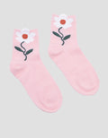 Kidz Too Flower Print Kaus Kaki Anak Perempuan