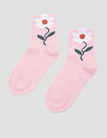 Kidz Too Flower Print Kaus Kaki Anak Perempuan
