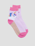 Kidz Too Unicorn Head Kaos Kaki Anak