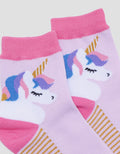 Kidz Too Unicorn Head Kaos Kaki Anak