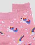Kidz Too Unicorn Print Girls Socks