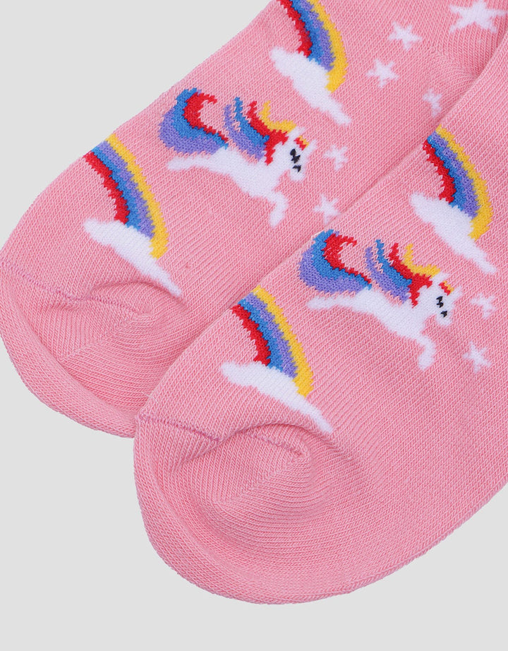 Kidz Too Unicorn Print Kaus Kaki Anak Perempuan