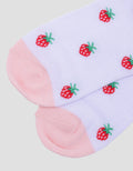 Kidz Too Strawberry Print Kaus Kaki Anak Perempuan