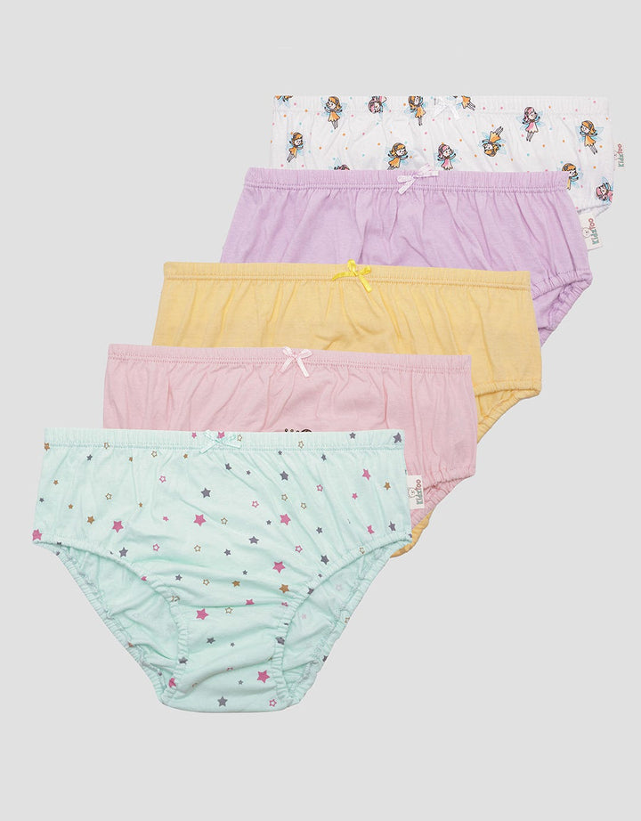 Kidz Too Pack Of 5 Underwear Girls Little Princess Celana Dalam Anak Perempuan