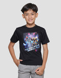 Character Team Stand Kaos Lengan Pendek Anak Laki-laki